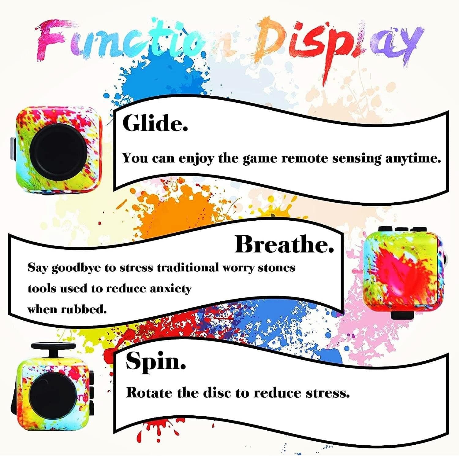 Fidget Cube For Stress Relief | Toys Activities Anxiety Bursting Toy Fidget Stress and anxiety relief toys Fidget Cube For Stress Relief