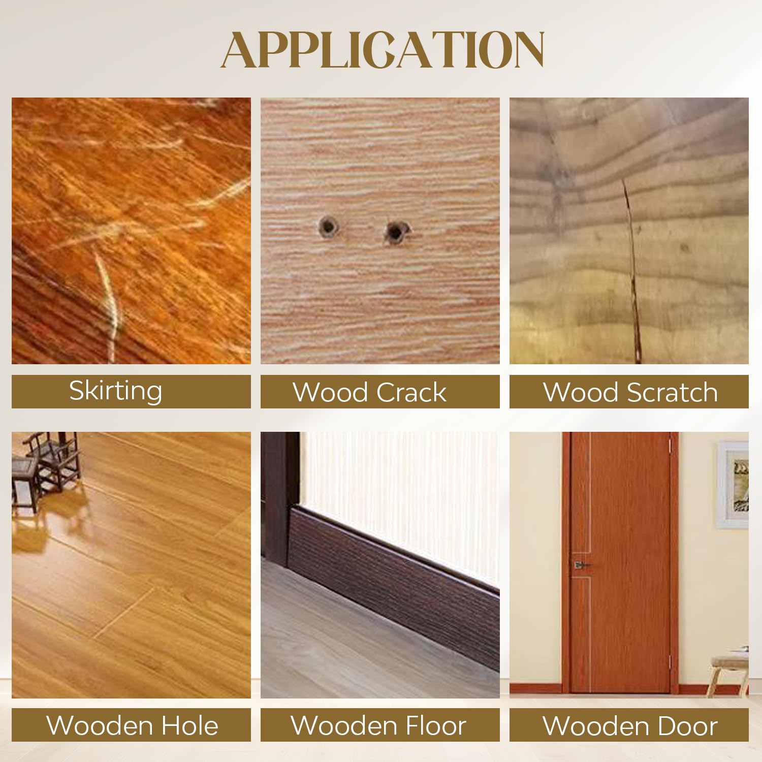 Fillerixo | Wood Furniture Table Wooden Repair Filler Sticks Woodworking Fillerixo 14-Shade Wood Filler Sticks