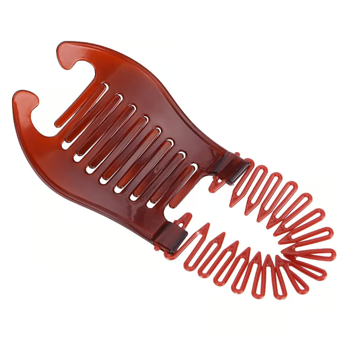 Flexible Interlocking Banana Clips (Pack of 2) | Banana Clips Hair Comb Different Hairstyles Clature Flexible Clips Set - Flexible Interlocking Banana Clips (Pack of 2)