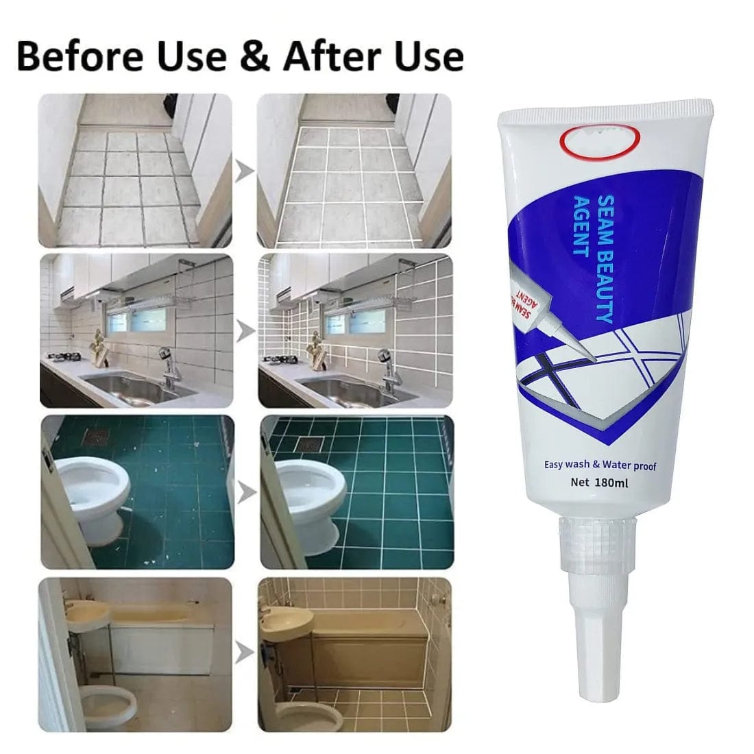 Floor Tile Gap Filler Tile Grout Joint Repair for Bathroom Tiles Gap Filler