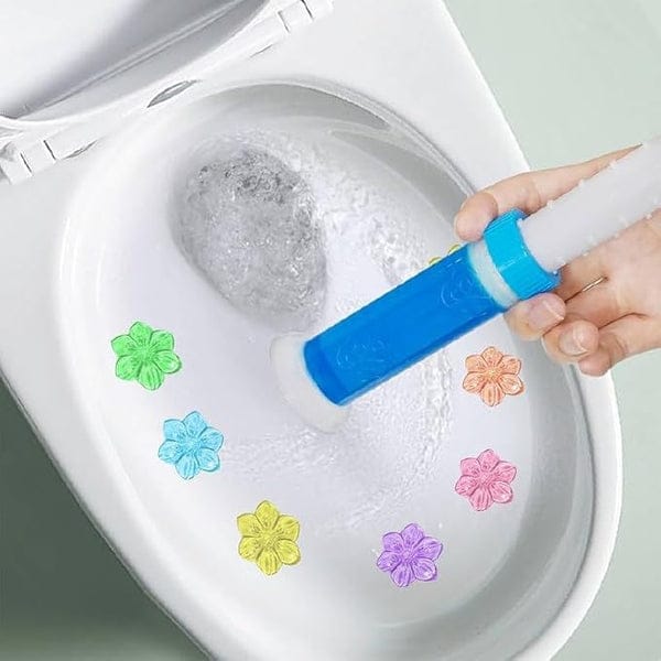 Flower Stamp Toilet Gel Cleaner (Pack of 4) | Toilet Cleaner Bathroom Freshner Cleaning Products Toilet Gel Stamp Flower Stamp Toilet Gel Cleaner (Pack of 4)