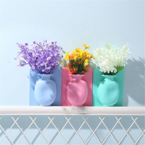 Flower Vase Home Decoration Flower Pot Vasing Flowers- Magic Silicone Vase Magic Silicone Vase