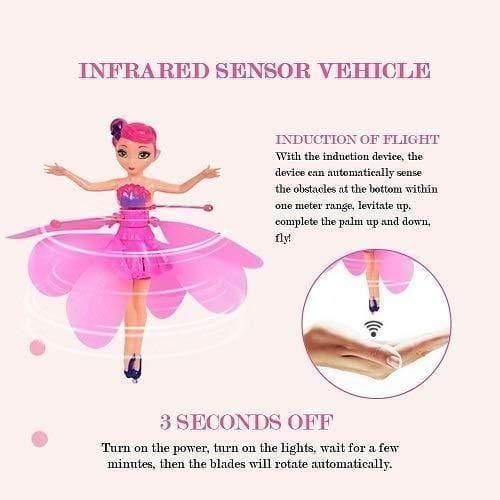 Flying Fairy Doll | Childs Flying Fairy Doll Magical Toy Doll Magical Flying Fairy Doll