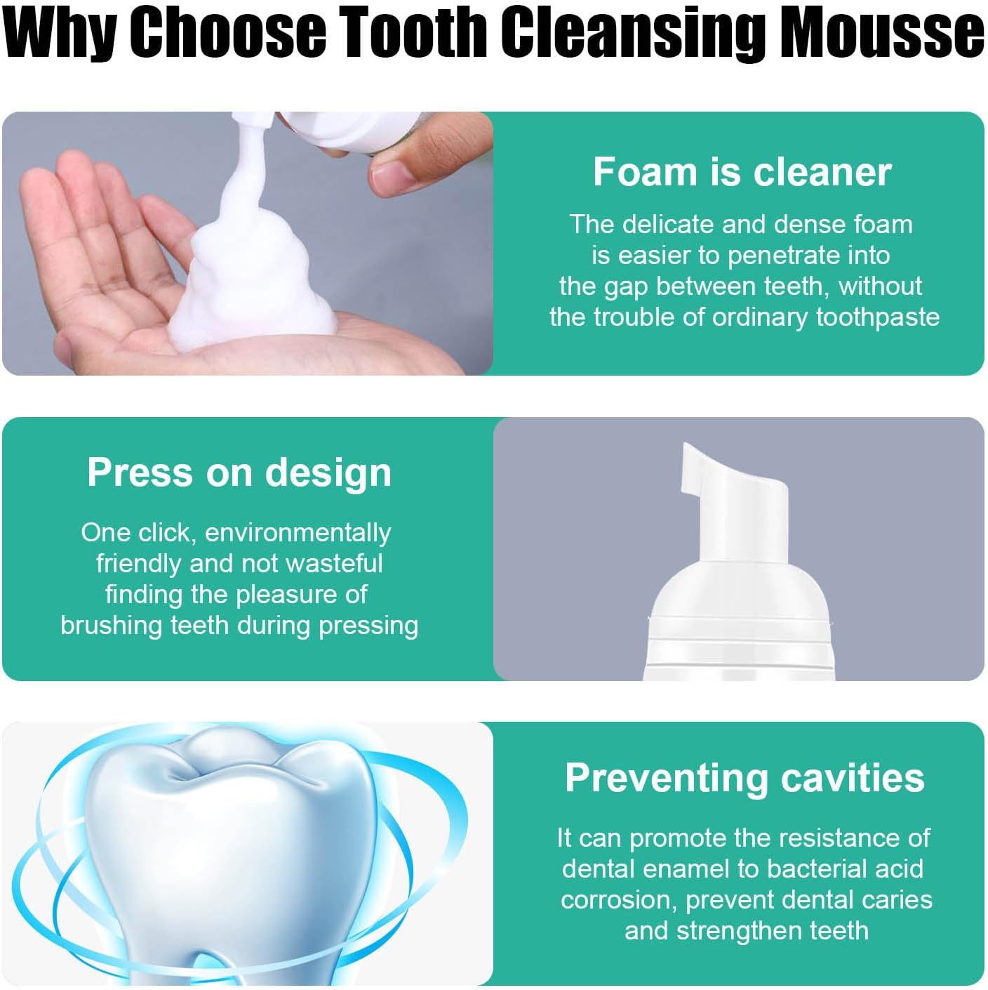 Foam Toothpaste Foam Toothpaste