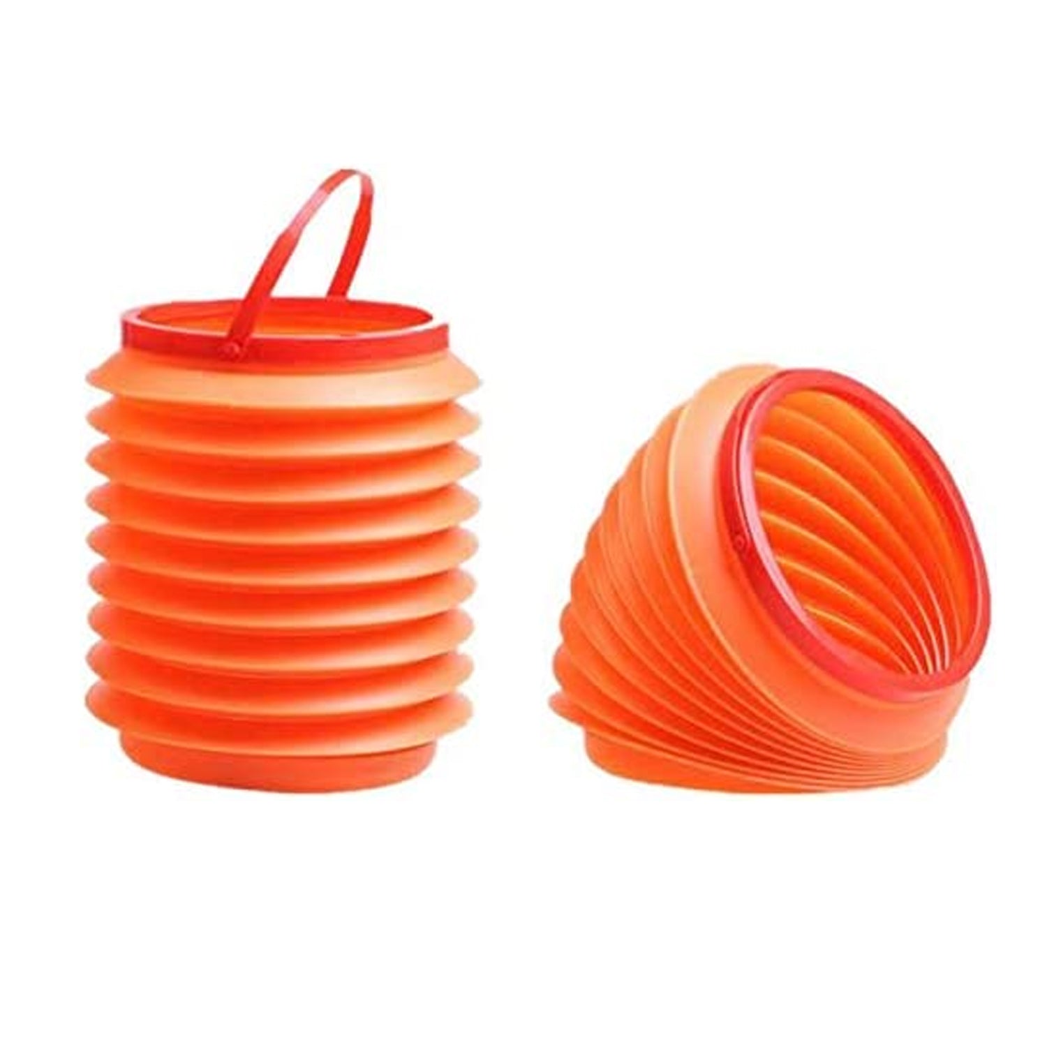 Foldable Collapsible Storage Bucket (Pack of 2) | Storage Box Plastic container Portable Outdoor Bucket For Travel - Home Improvement - Black - Foldable Collapsible Storage Bucket (Pack of 2)