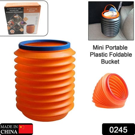 Foldable Collapsible Storage Bucket (Set of 2) | Storage Box Plastic container Portable Outdoor Bucket For Travel Home Improvement Foldable Collapsible Storage Bucket (Set of 2)