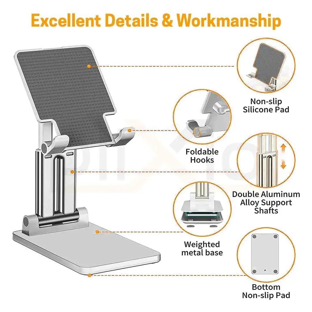 Folding Desktop Phone Stand | Phone Stand Holder Tablet Portable Foldable Desktop Stands Folding Desktop Phone Stand