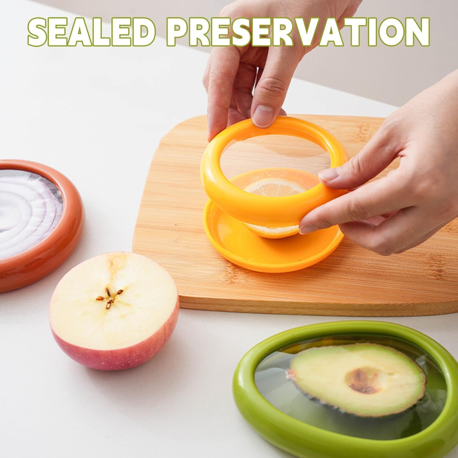 Food Storage Silicone Containers (Pack of 2) | Plastic Container Kitchen Storage Containers Fridge Fruits - Food Storage Silicone Containers (Pack of 2)