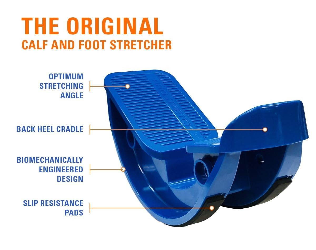 Foot Rocker (1 Pair) | Massager Foot Calf Massage Tool Ankle Massaging Product - Grey - Foot Rocker (1 Pair)