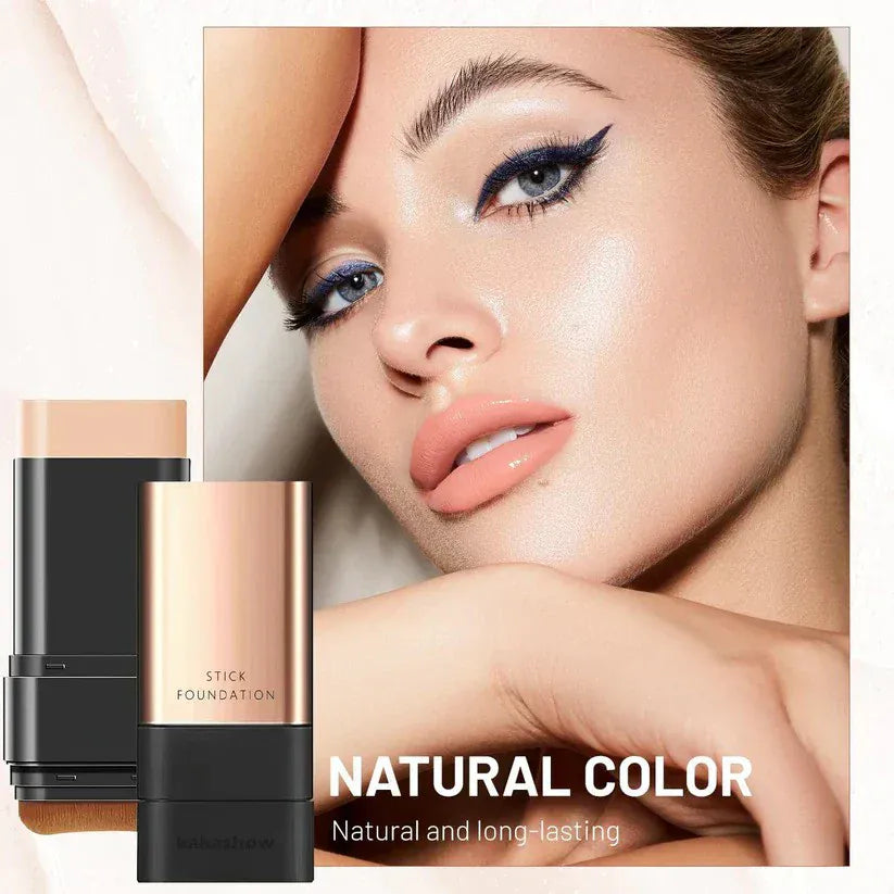 Foundation Stick | Glass Skin Tone Korean Skincare Products Flawless Foundation Foundation Stick 2 in 1 for Korean Glass Skin