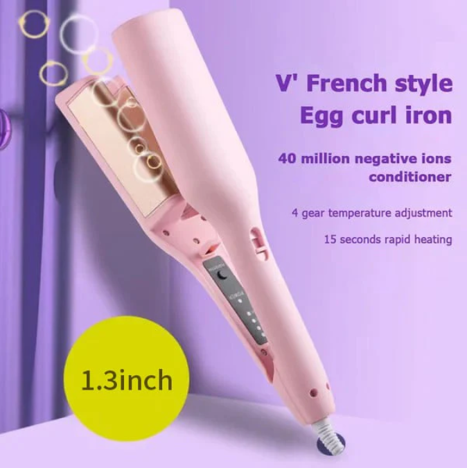 French Wave Curling Iron | Hair Styles Curling Crimping Styling Products Style French Rod - French Wave Curling Iron