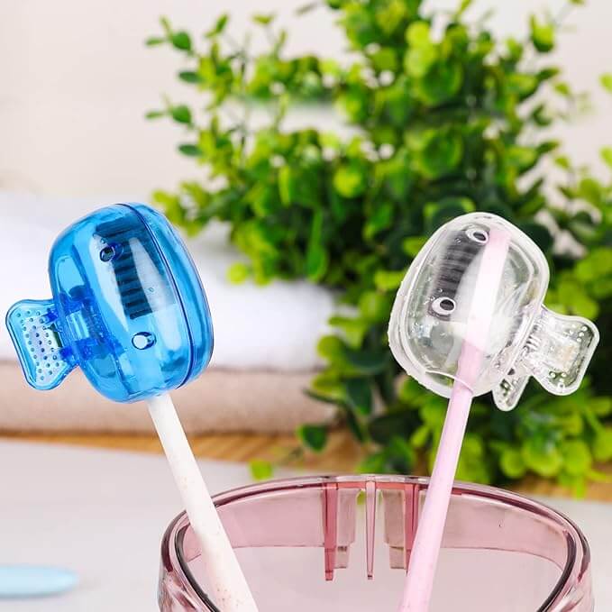 Germ Protector Cap Cover for Tooth Brush (Set of 8) Germ Protector Cap Cover for Tooth Brush (Set of 8)