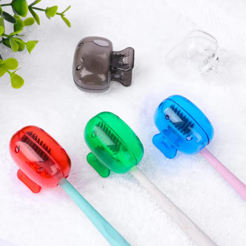Germ Protector Cap Cover for Tooth Brush (Set of 8) Germ Protector Cap Cover for Tooth Brush (Set of 8)