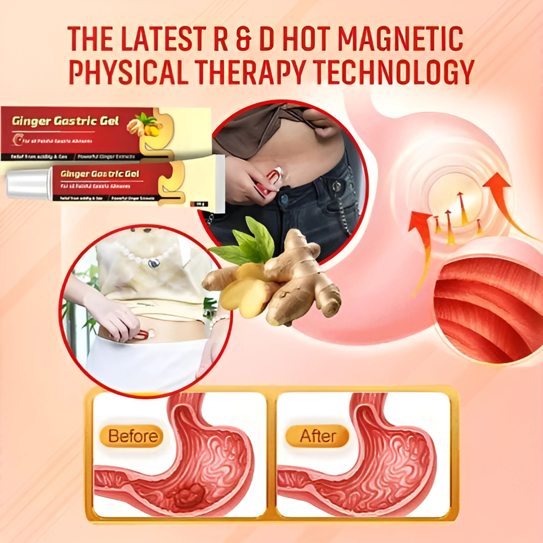 Ginger Gastric Gel (Pack of 2) | Digestive System Stomach Axid Reflux Gas Tric Destive health - Ginger Gastric Gel (Pack of 2)