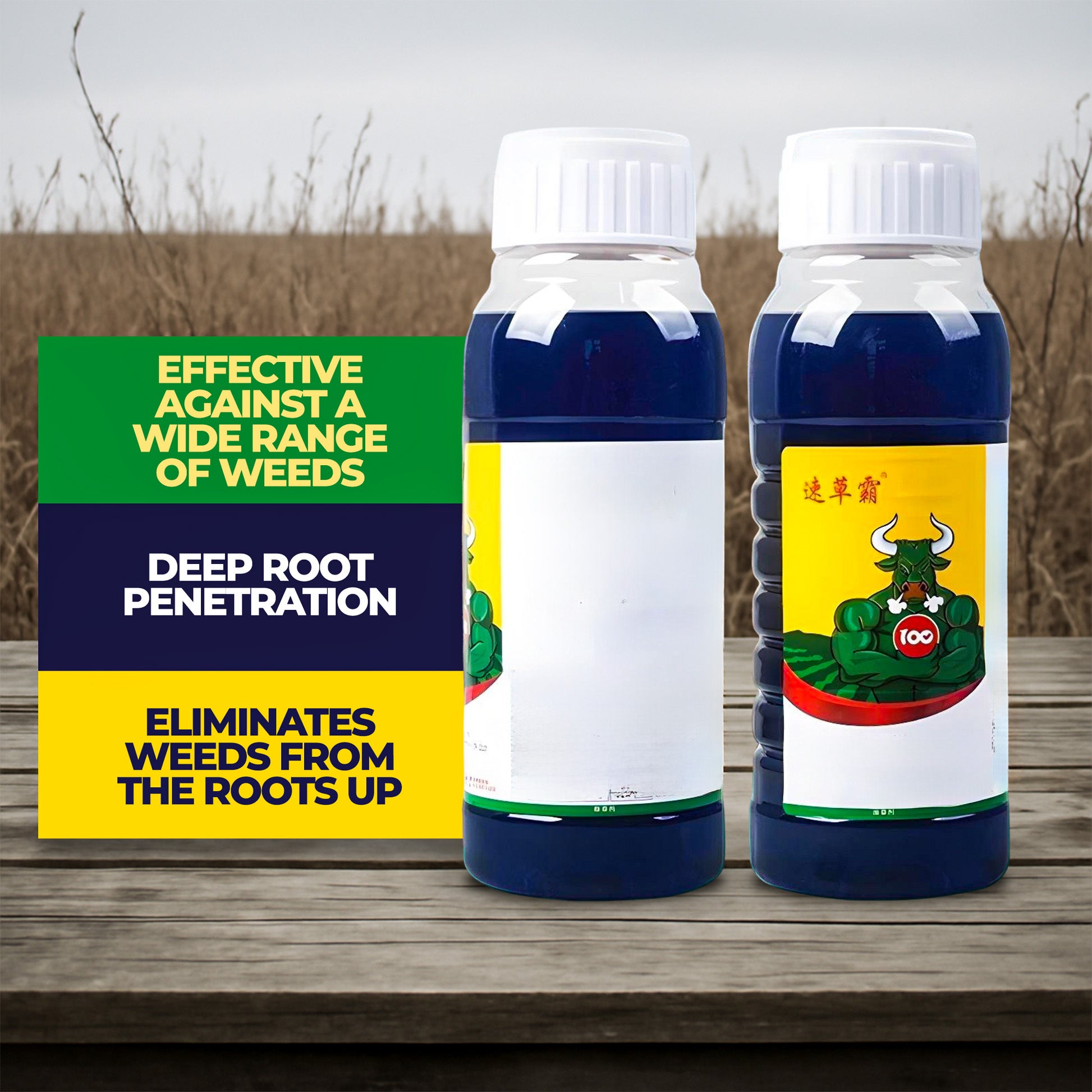 Glufosinate Herbicide | Weeding Plants Control Pre Emergent Herbicide Weed Killer Spray - Glufosinate Herbicide (Pack of 2)