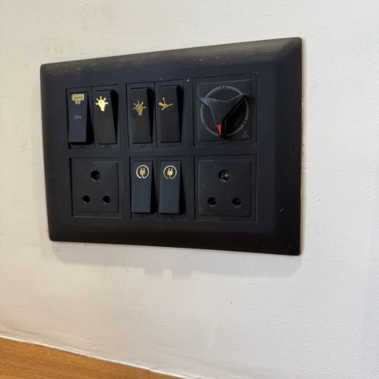 Gold Switch Stickers | Gold Labels Sticker Size Customized Stickers Sheet Home Sticker - 1 Set (56Pieces) -599Rs - Gold Switch Stickers