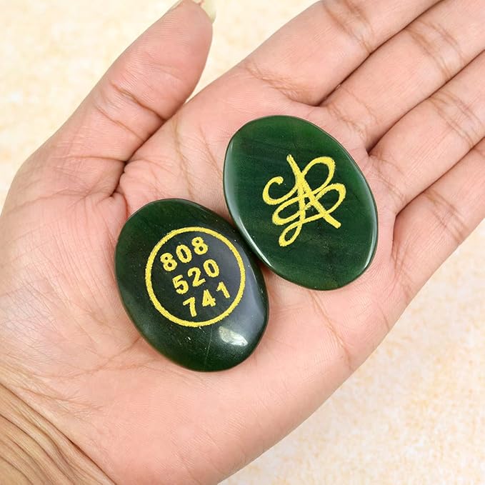 Green Aventurine Healing Crystals | Green Aventurine Stone Healing Crystals Money Stone Zibu Symbol Green Aventurine Healing CrystalsJade Zibu Coin