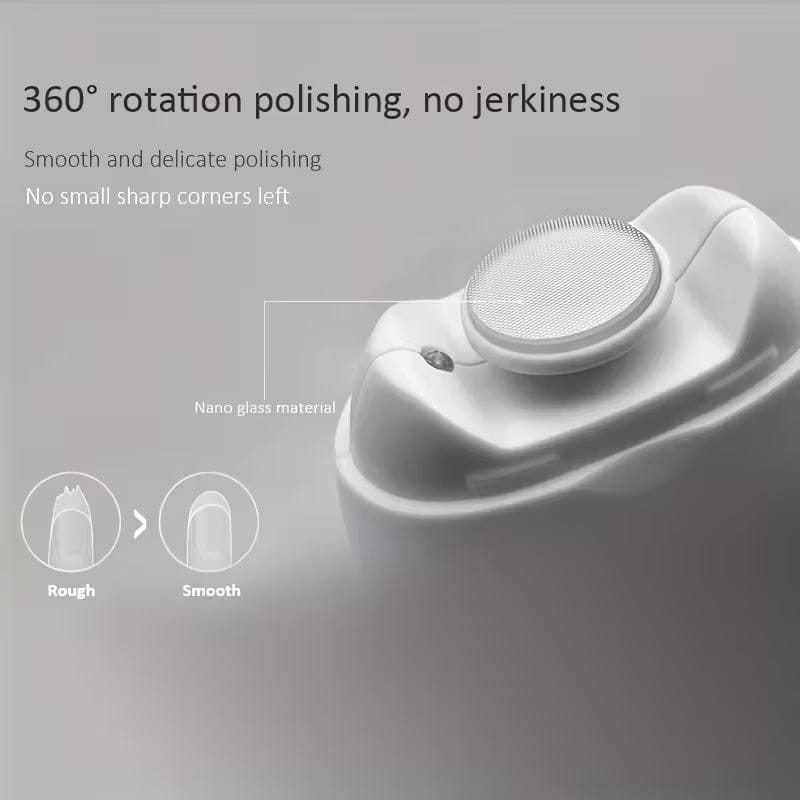 Groomixo | Electric File Nail Cutter Newborn Nails Trimmer Infant Grooming Kit Groomixo Electric Nail Trimmer for Kids