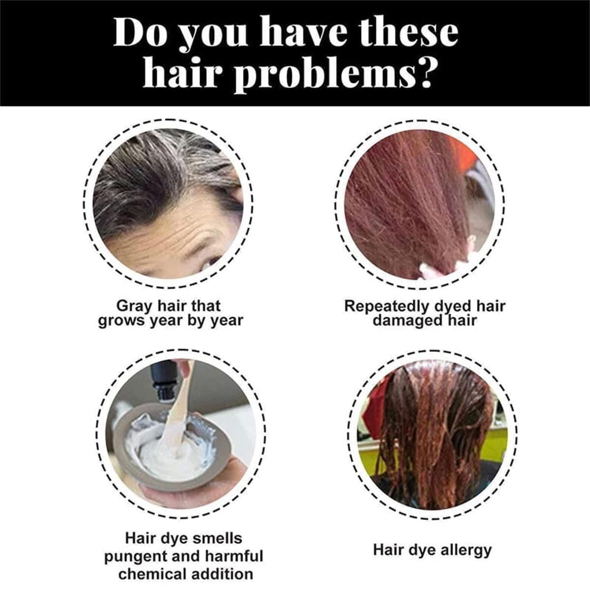 Hair Coloring Dye Shampoo Hair Color Natural Dye Herbal Coloring  - Natural Plant Hair Dye Natural Plant Hair Dye (BUY 1 GET 1 FREE)