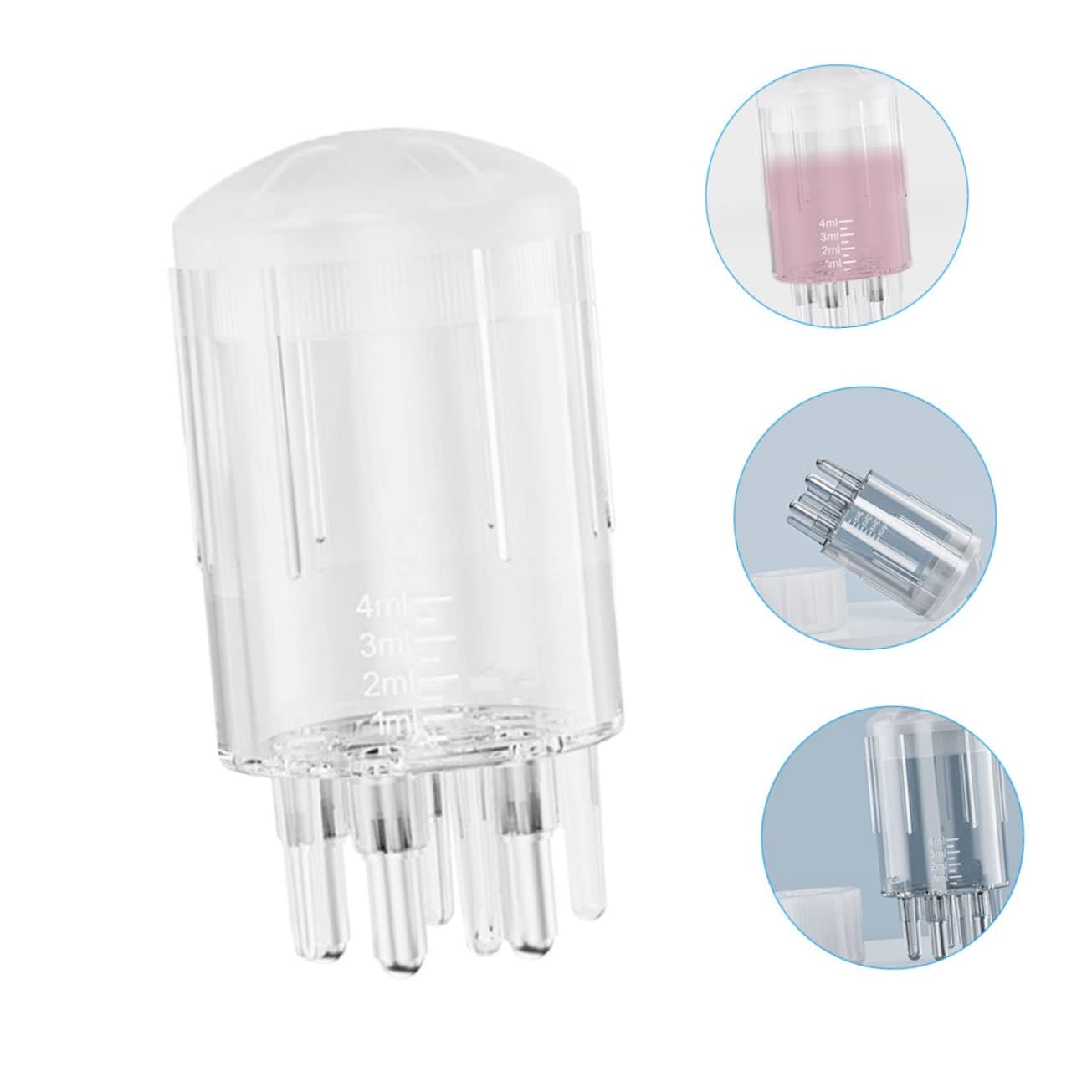 Hair Oiling Massage Scalp Massager For Hair Growth Oil Applicator-Root Comb Applicator Bottle (Pack of 2) Root Comb Applicator Bottle (Pack of 2)