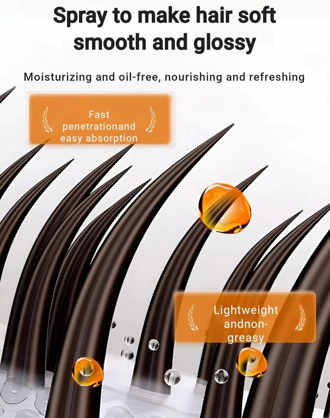 Hair Repair Oil Spray | Hair Oil For Hair Growth Smooth Hair Treatment Hairdresser Oil Perfumed Hair Repair Oil Spray (Buy 1 Get 1 Free)