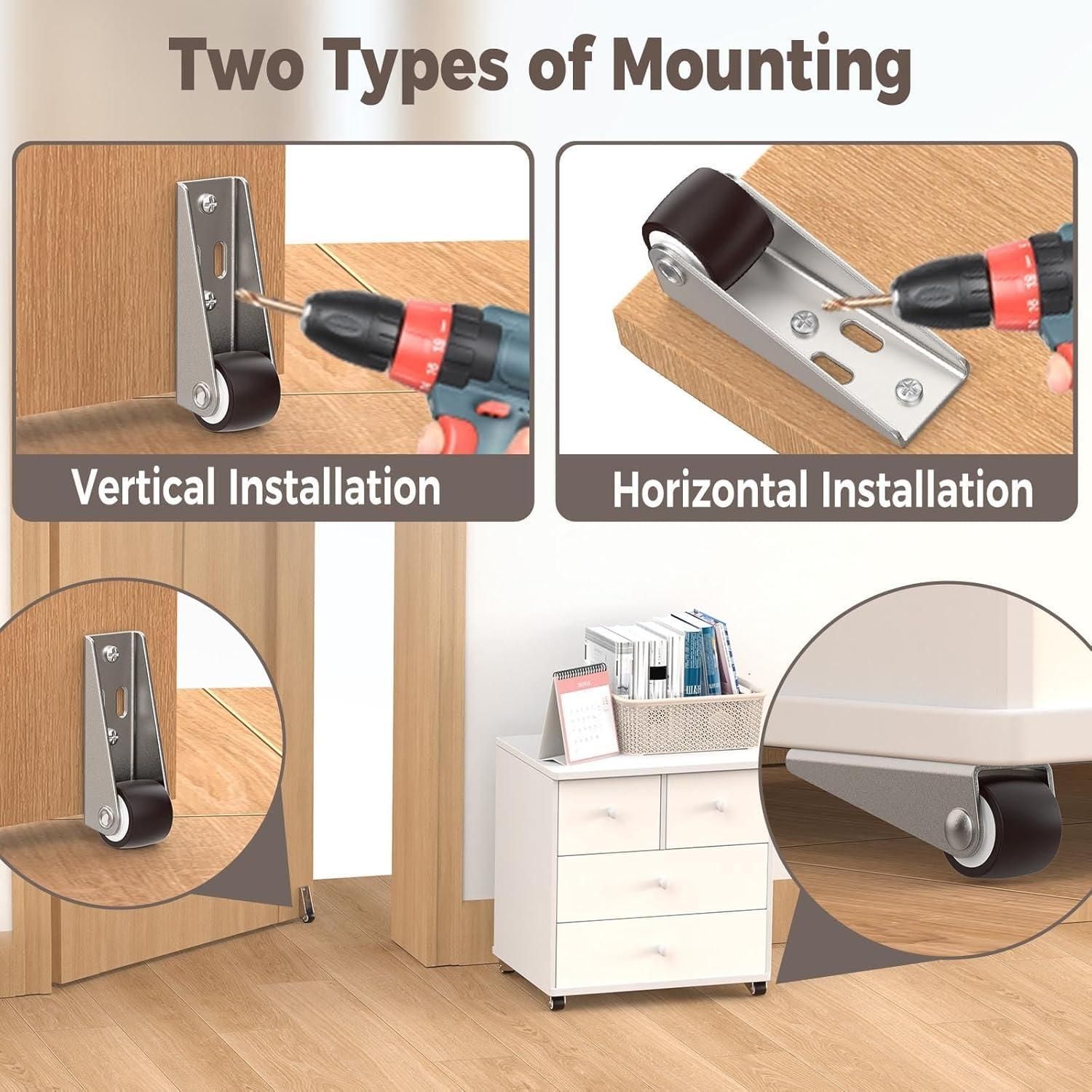 Heavy Caster Wheel | Caster Wheel Heavy Duty Trolley Wheels Cart For Tables And Doors - Heavy Caster Wheel
