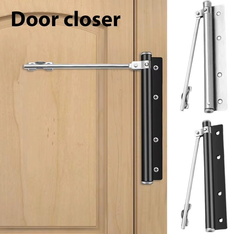 Heavy-Duty Automatic Door Closer | Automatic Door Closer Lock Safety Spring Door Design Fitting - Pack of 1 - Heavy-Duty Automatic Door Closer