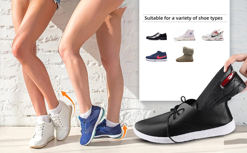 Height Enhancing Shoe Insoles | Innersoles Height Enhancing Sole Increase Height Insole Height Enhancing Shoe Insoles (4 Layer Insoles)