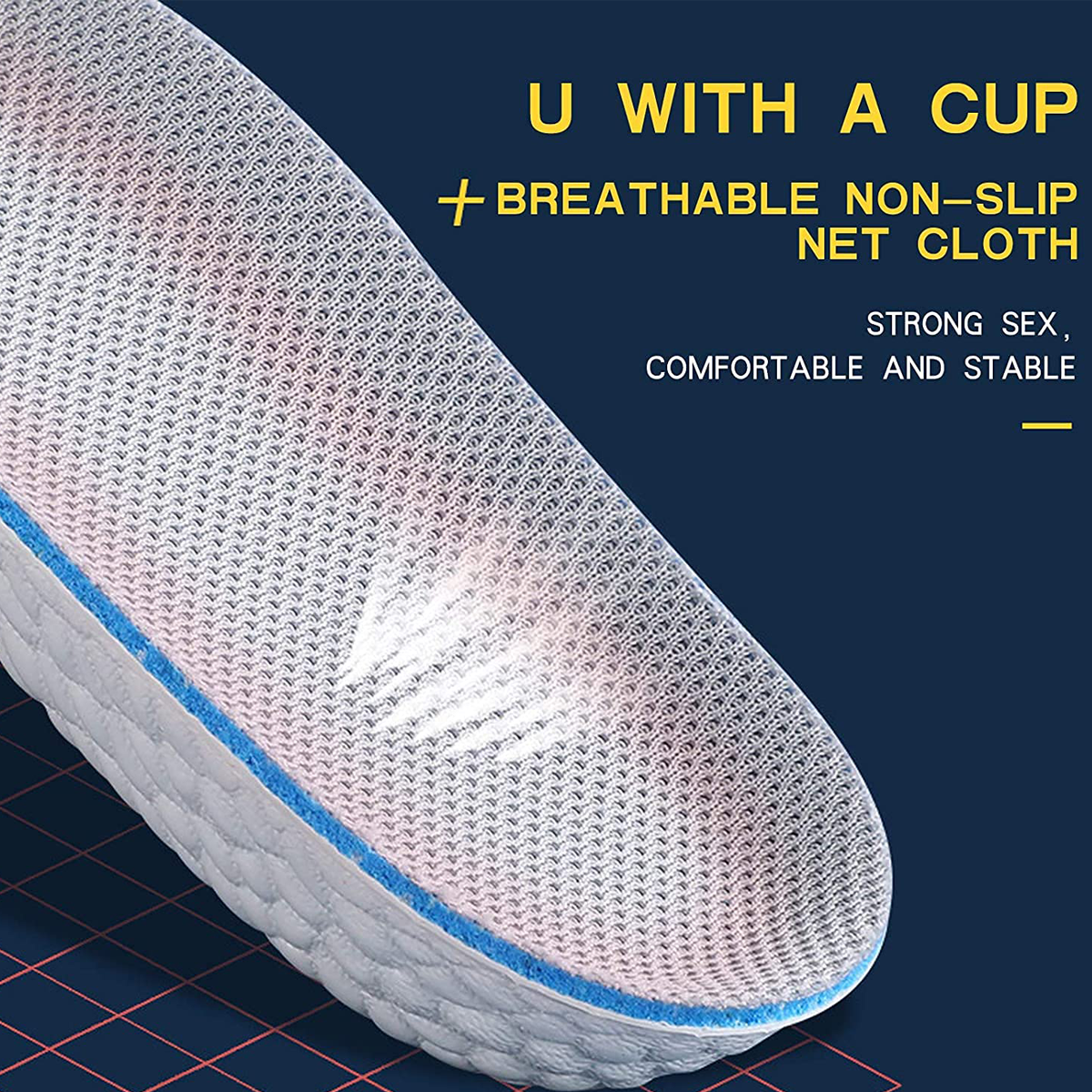 Height-lift Insoles | Shoe Insoles Inner Soles Height Lifting Arch Support Enhancing - 1.5cm-Height - Height-lift Insoles
