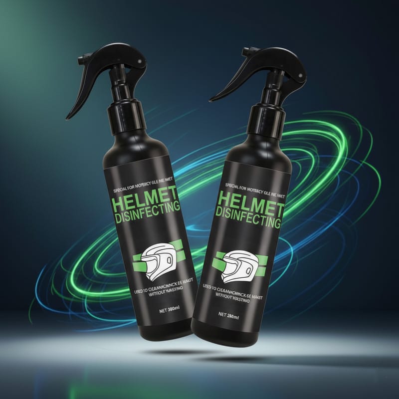 Helmet Disinfecting Spray (Set of 2) | Helmet Motorcycle Cycling Cleaning Cleaner Spray Helmet Disinfecting Spray (Set of 2)
