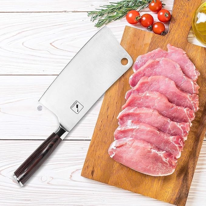 High-Carbon Stainless Steel Meat Cleaver High-Carbon Stainless Steel Meat Cleaver