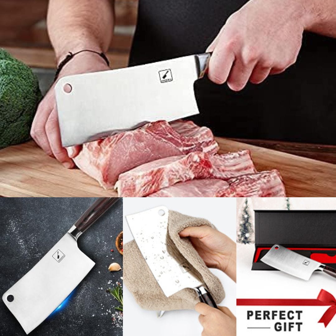 High-Carbon Stainless Steel Meat Cleaver High-Carbon Stainless Steel Meat Cleaver