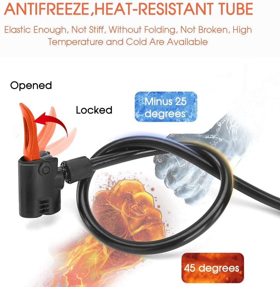 High Pressure Portable Foot Pump | Cycle Pump Air Bike Tyre Auto Air Pressure Portable Foot Inflator - High Pressure Portable Foot Pump