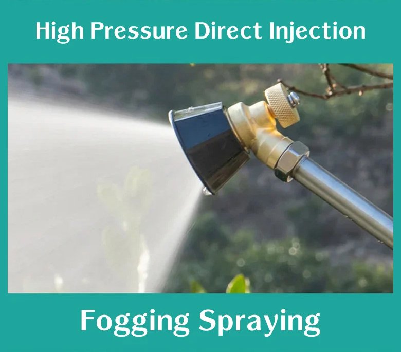 High Pressure Water Atomizer | Spray Nozzle Water Misting Sprinkler Pressure Water Sprayers Gun - High Pressure Water Atomizer