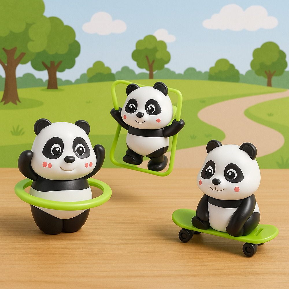 Panda Trio Toy (Pack of 3)