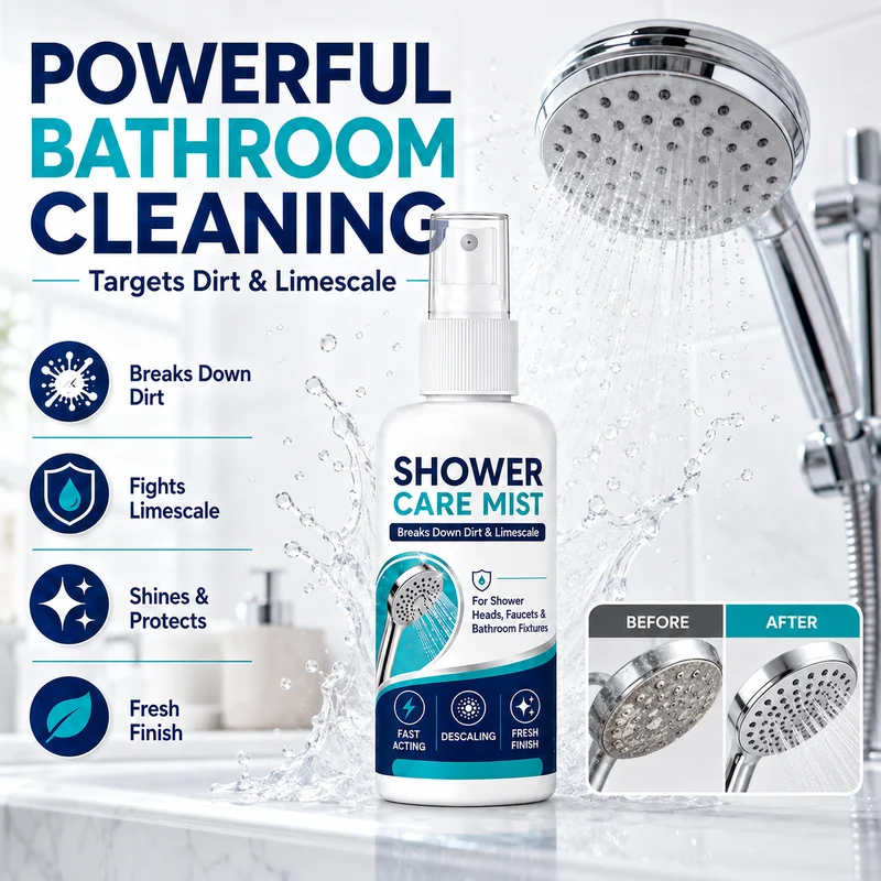Shower Scale Remover Spray (Set of 2)
