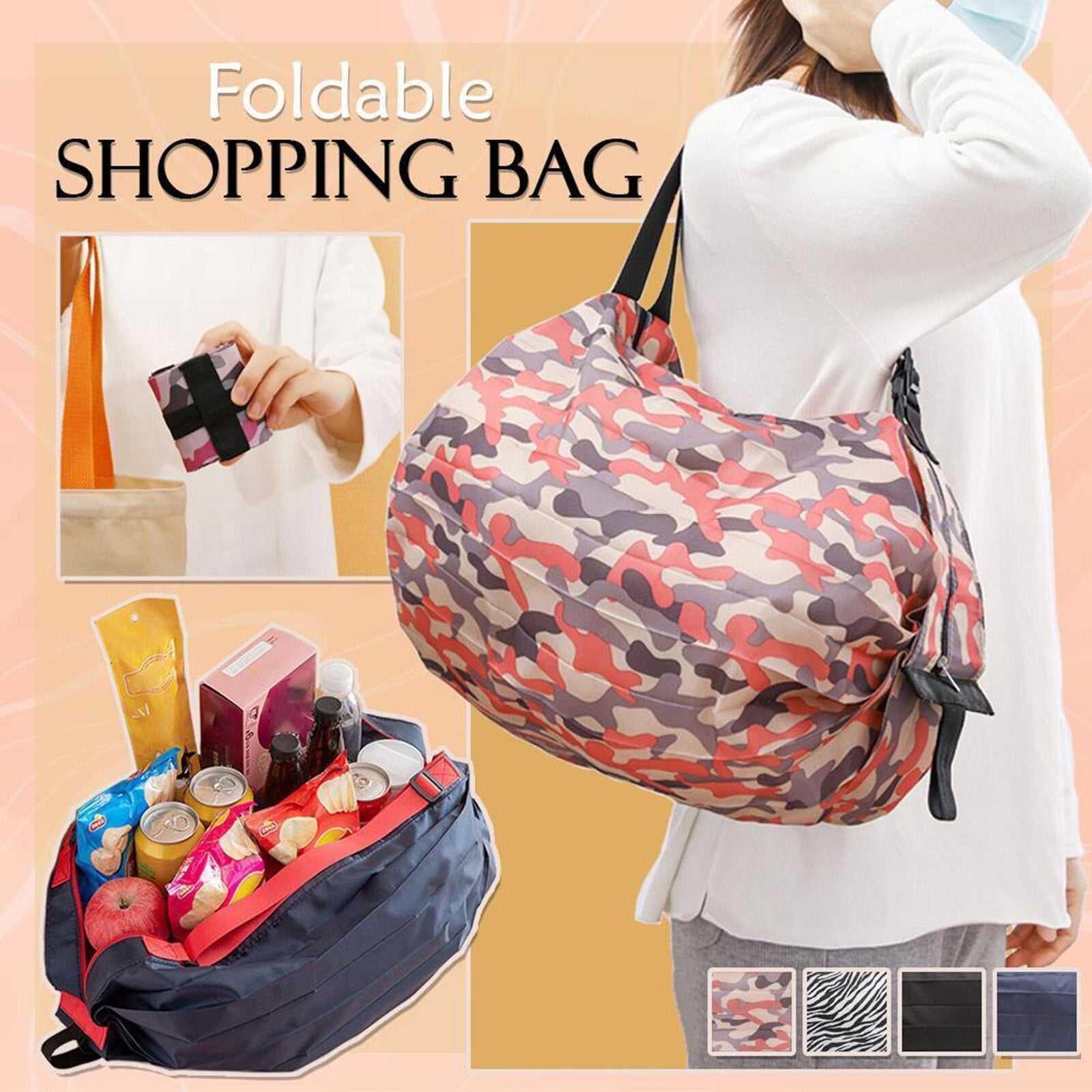 Japanese Origami Shopping Bag | Tote Bags Shopping Bag For Travel Foldable Grocery Japenese Bag - Single - Japanese Origami Shopping Bag