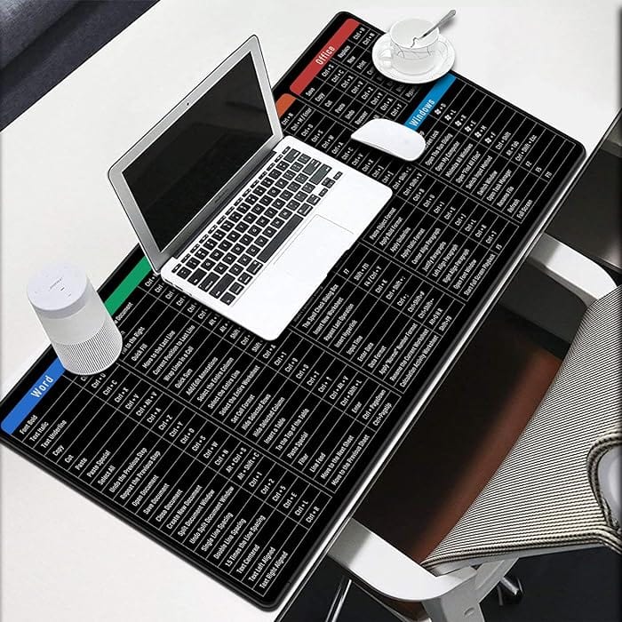Keyboard Shortcut Keys Mouse pads Keyboard Key Gaming Pad - Anti-slip Keyboard Mouse Pad Anti-slip Keyboard Mouse Pad