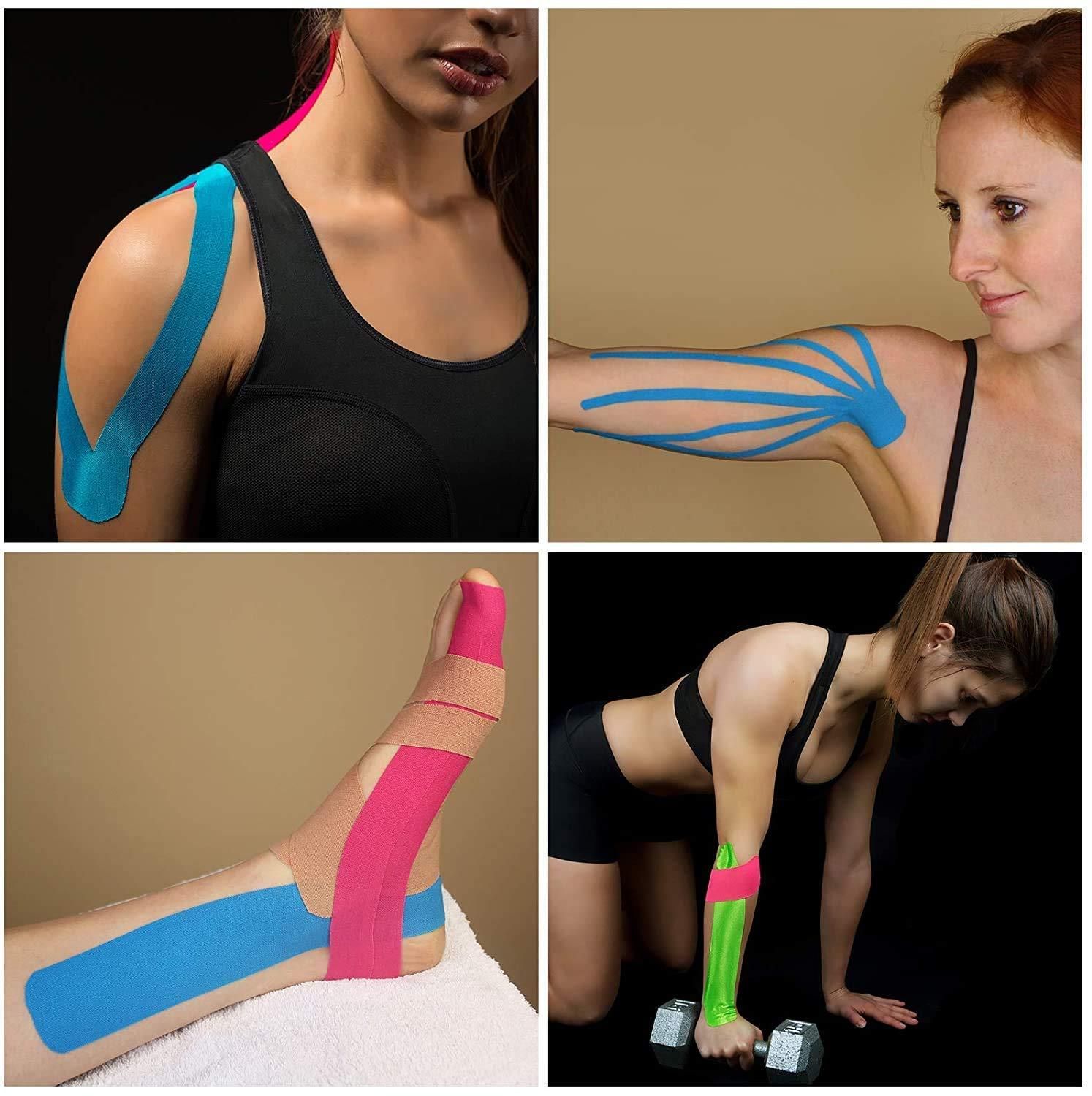 Kinesiology Tape | Muscle Pain Strain Spasm Relief Tape Cramp For Soreness Tape Mucle - Kinesiology Tape for Muscle Pain Relief