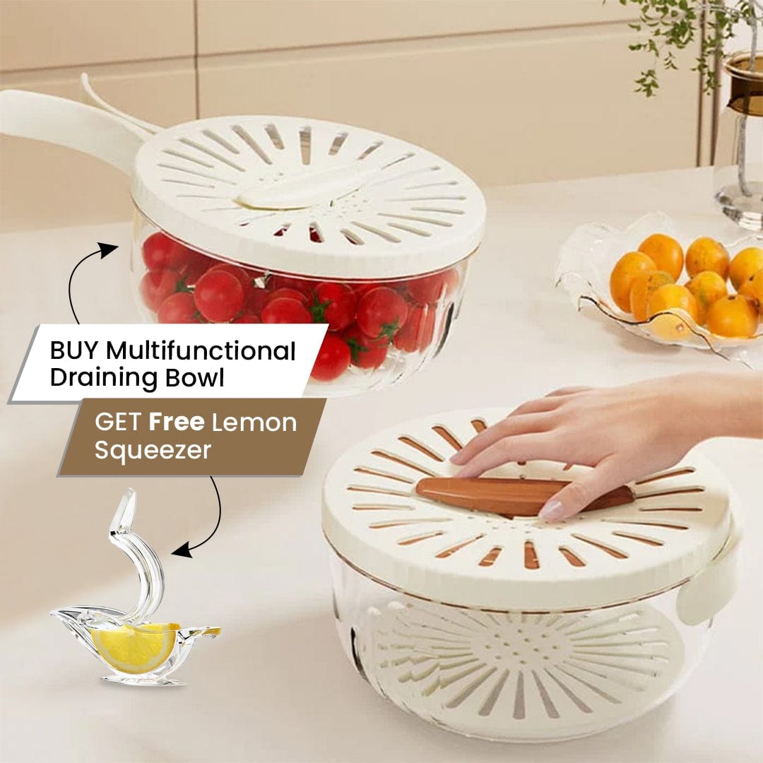 Kitchen Colander Bowl (2 Bowls) | Kitchen Storage Containers Tools Cleans Fruits And Vegetables In Bowls Kitchen Colander Bowl (2 Bowls)