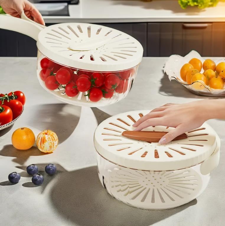 Kitchen Colander Bowl (2 Bowls) | Kitchen Storage Containers Tools Cleans Fruits And Vegetables In Bowls Kitchen Colander Bowl (2 Bowls)