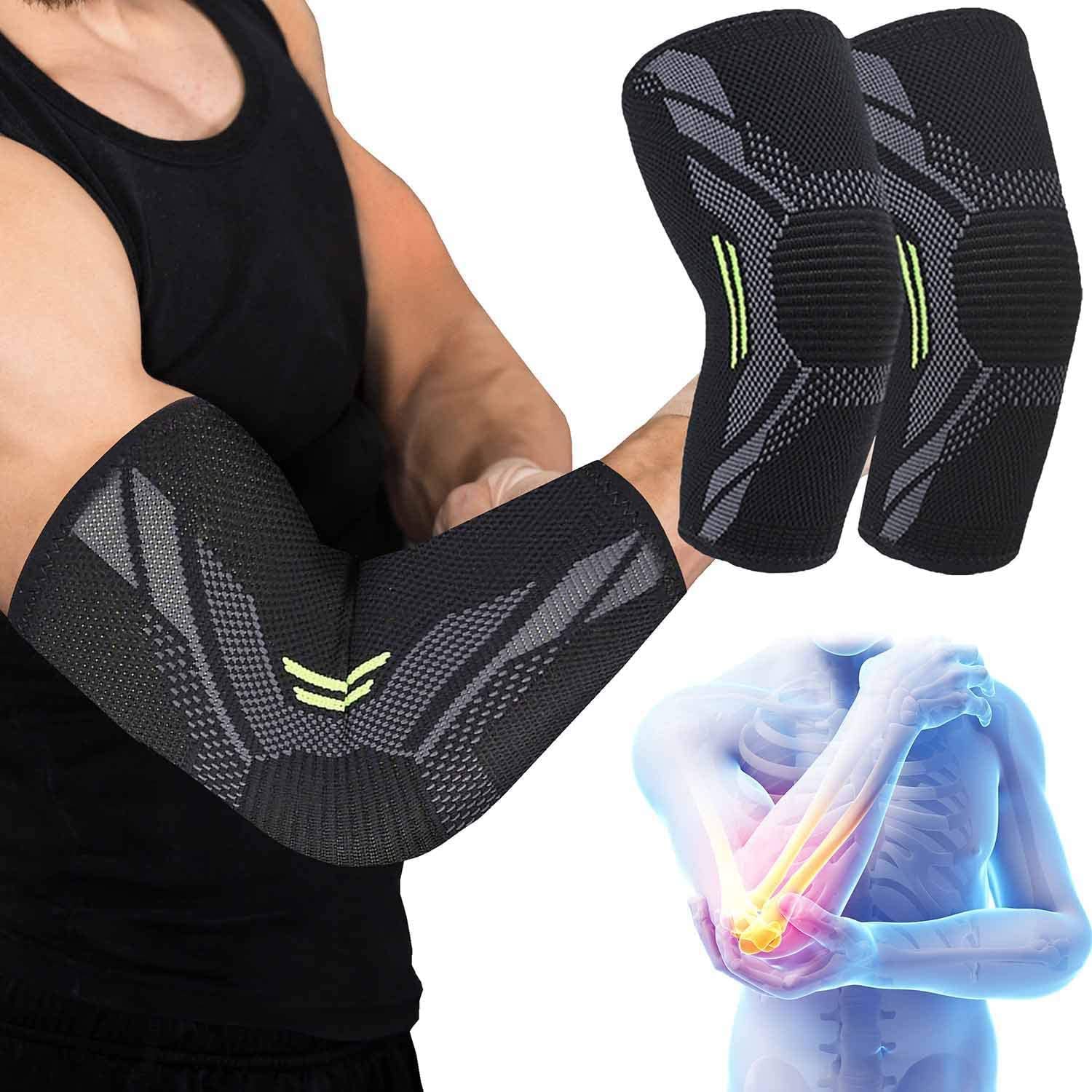 Knee And Elbow Support Sleeves | Tennis Elbow Brace Splint Elbow Joint Support Tennis Elbow Band  Knee And Elbow Support Sleeves