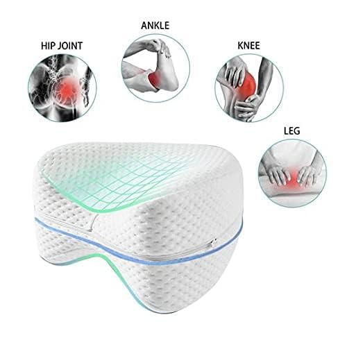 Knee Pillow for Side Sleep | Knee Support Pillow Leg Pain Relief Ergonomic Knee Cushion Knee Pillow for Side Sleep