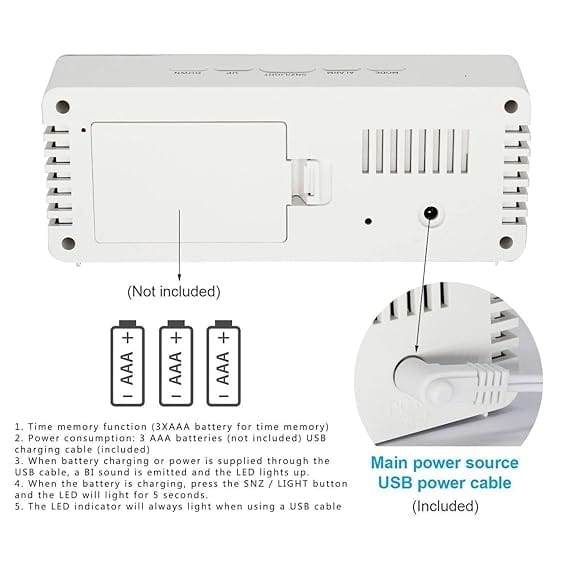Led Alarm Clock Alarm Clocks Led Alarm Clock
