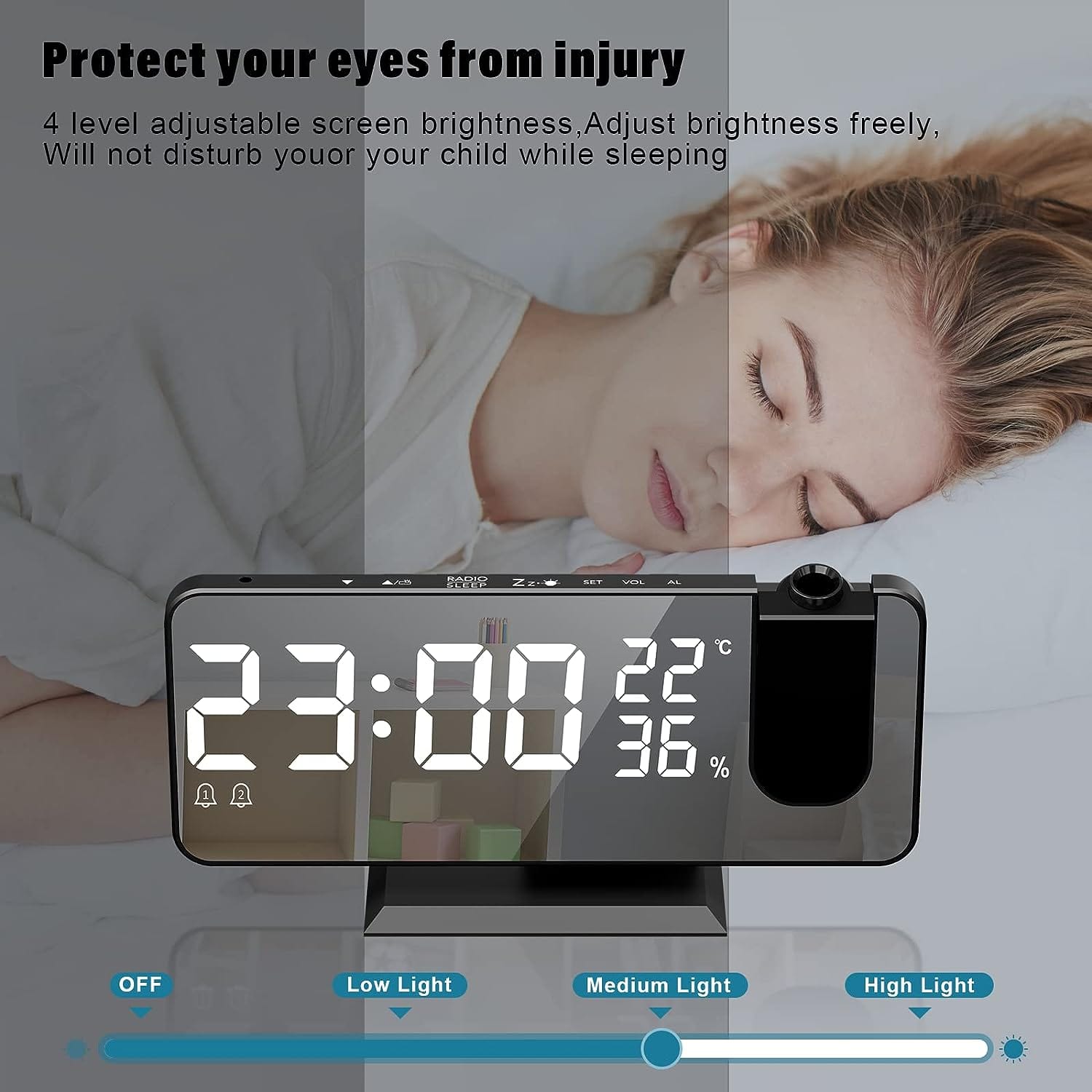 Led Digital Projection Alarm Clock Led Digital Projection Alarm Clock