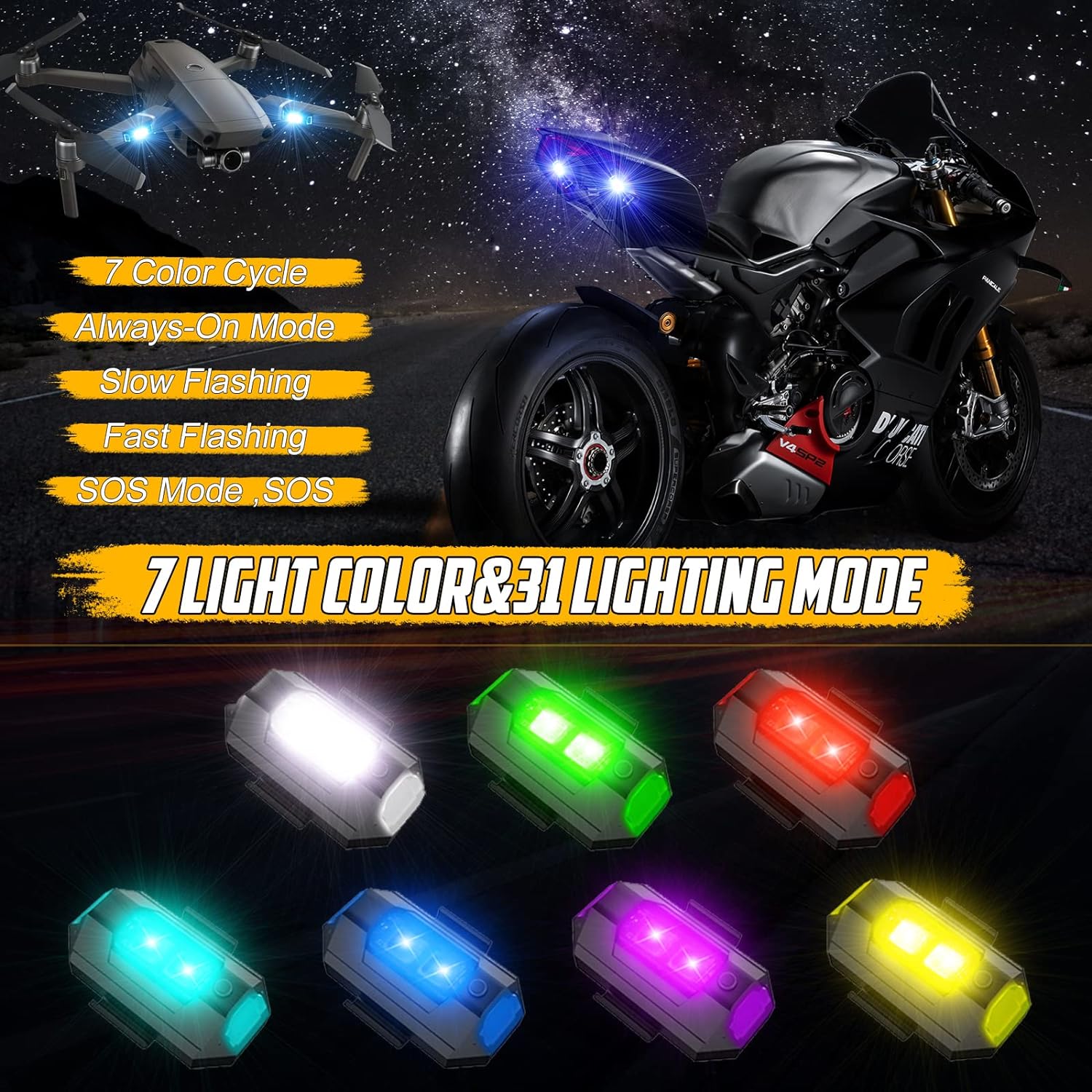 Led Light Bike Night Usb Light Outdoor Car Light Signal Helmet Light - Helmet Exterior Night Signal Light With USB Exterior Night Signal Light With USB