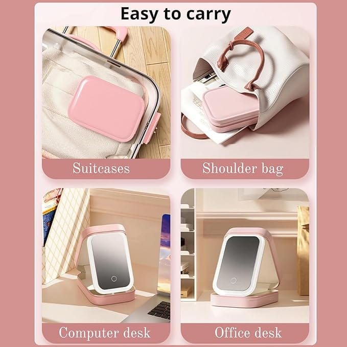 LED Makeup & Jewellery Organiser | Makeup Box Organiser Cosmetics Product Storage Organizer LED Makeup & Jewellery Organiser