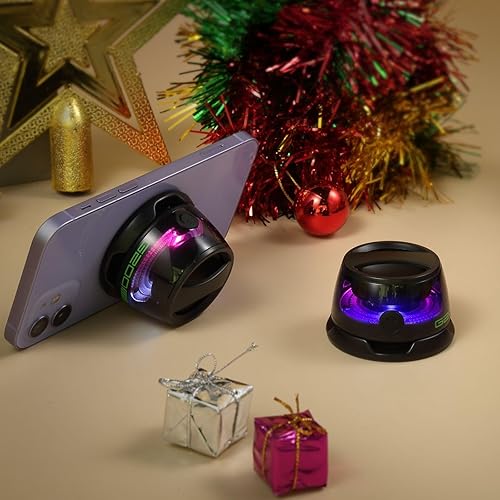 Magnetic Bluetooth Speaker | Bluetooth Speaker Portable Mini Loud Speakers Wireless Magnetic - Pack of 1 - Magnetic Bluetooth Speaker G200 Magnetic Bluetooth Speaker with RGB Lights