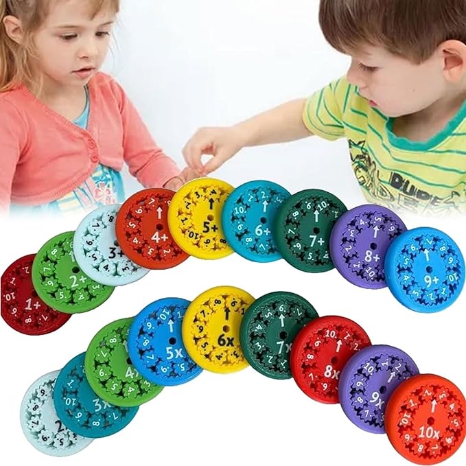 Maths Fidget Spinners (Set of 2) | Fidget Spinner Toys Spin Toy Sensory Fidget Math Toys Set Maths Fidget Spinners (Set of 2)