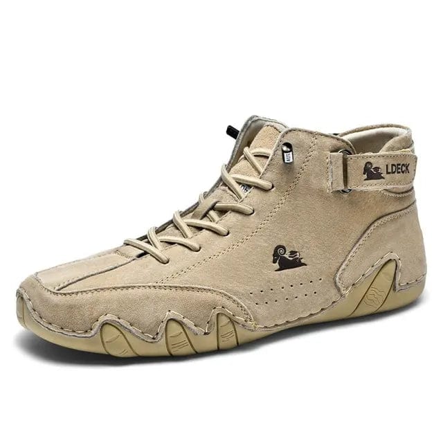Men's High-top Boots | Men Boots Shoes Long Menswear Boot Ankle High Shoe Gents 6 / Khaki Men's High-top Boots Italian Handmade Branded Shoes